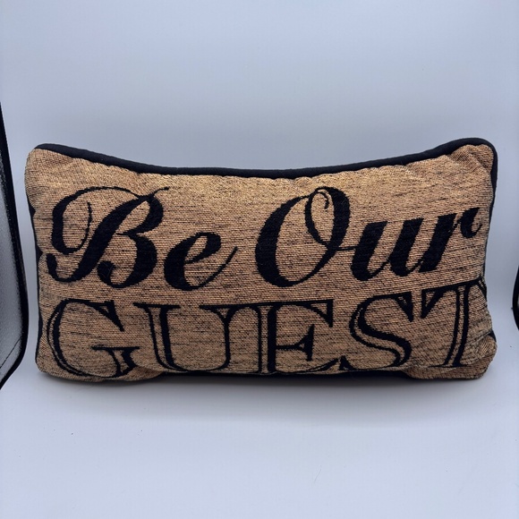 Disney WDW Phrases Be Our Guest Throw Pillows Set of Three 15" x 8" - Picture 9 of 16